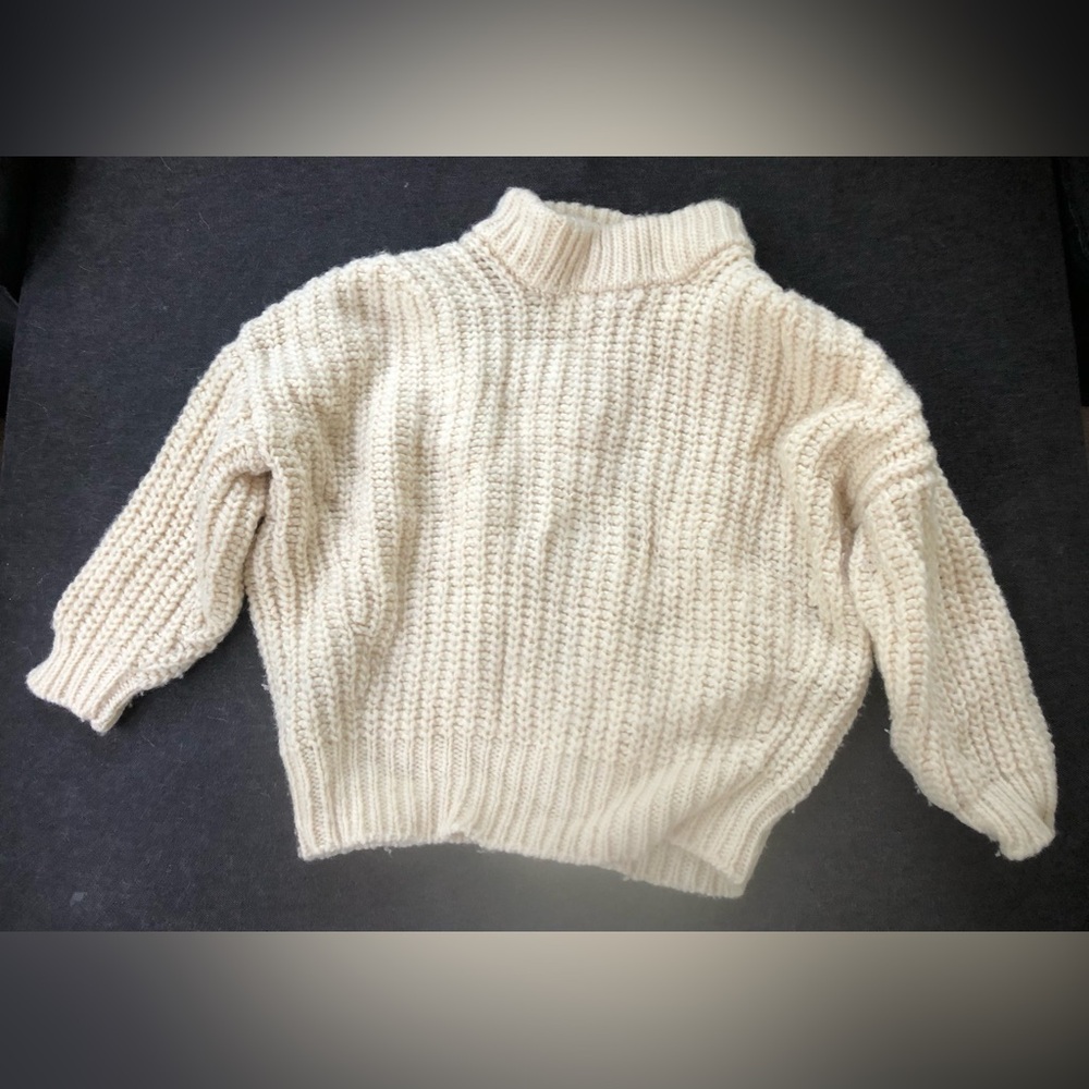 Babaa Jumper no. 13 Mini, Natural Wool, EUC